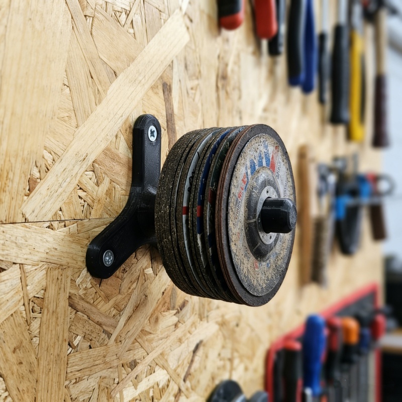 Workshop Tools Holder - 1 Stück Wandhalterung für 125mm Winkelschleifer,