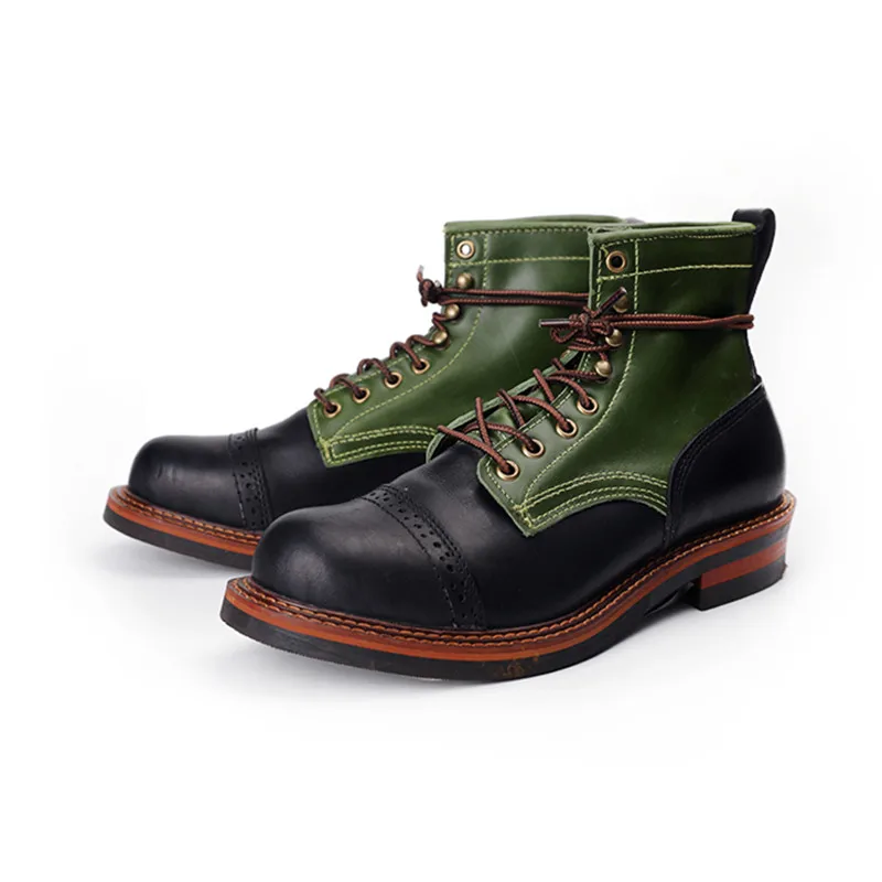 Tools Quality - Luxuriöse Brandneue Herbst-Winter-Herrenstiefel aus Echtem Leder,