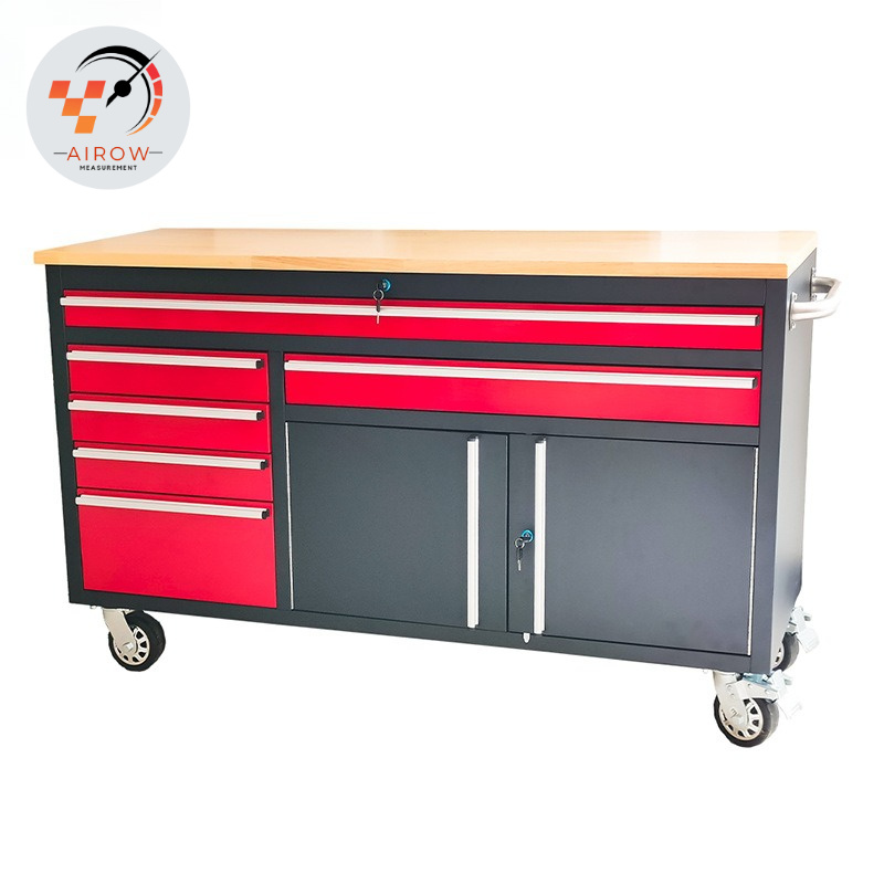 Workshop Garage Tools Manufacturer - AIROW 60 Stahl-Rollwerkzeugschrank mit 6 Schubladen,