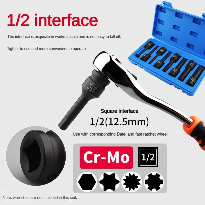 1/2 Steckschlüssel 8-teiliges  – Hand Tools Maintenance Workshop Bewertung und Preis