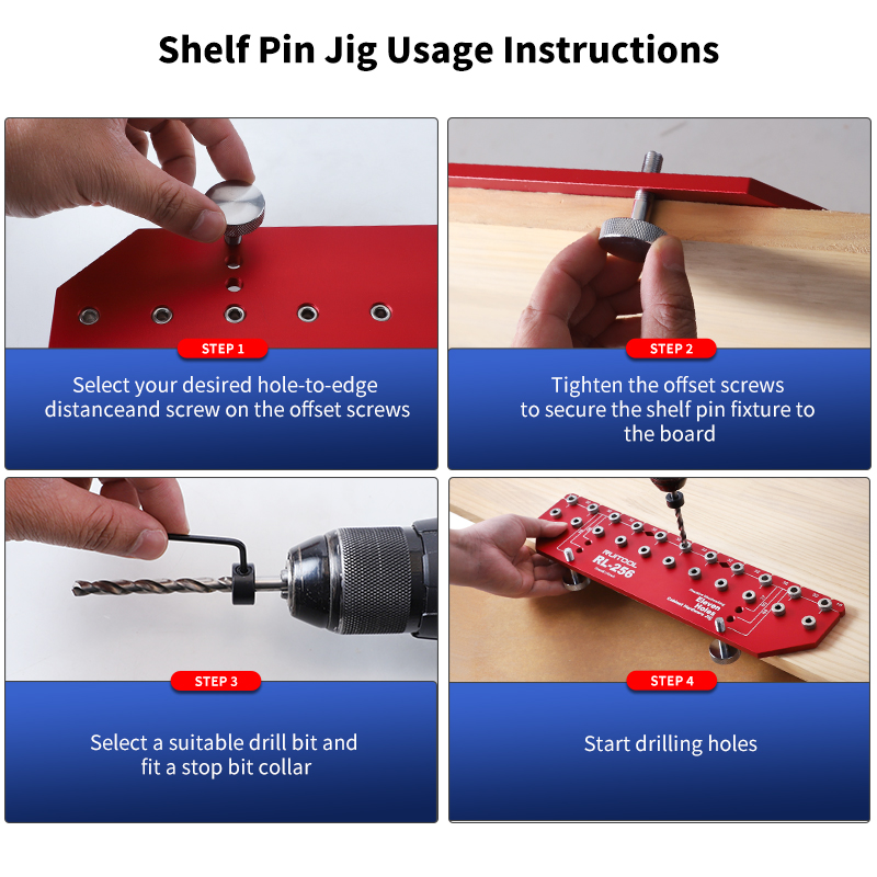 Regalstift-Vorrichtungsset, Al – Workshop Tools Shelf Bewertung und Preis
