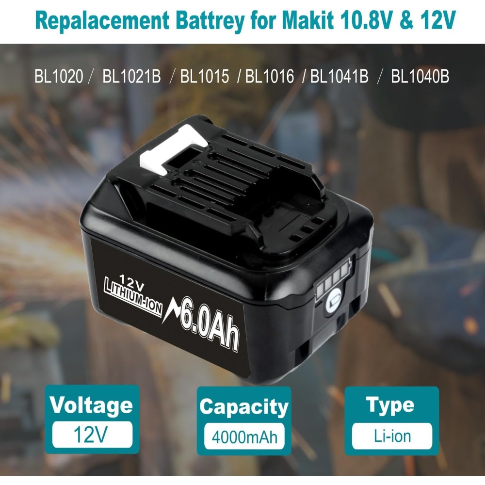 10,8 V 12 V 6 A wiederaufladba – Makita Drill Hp1640 Bewertung und Preis