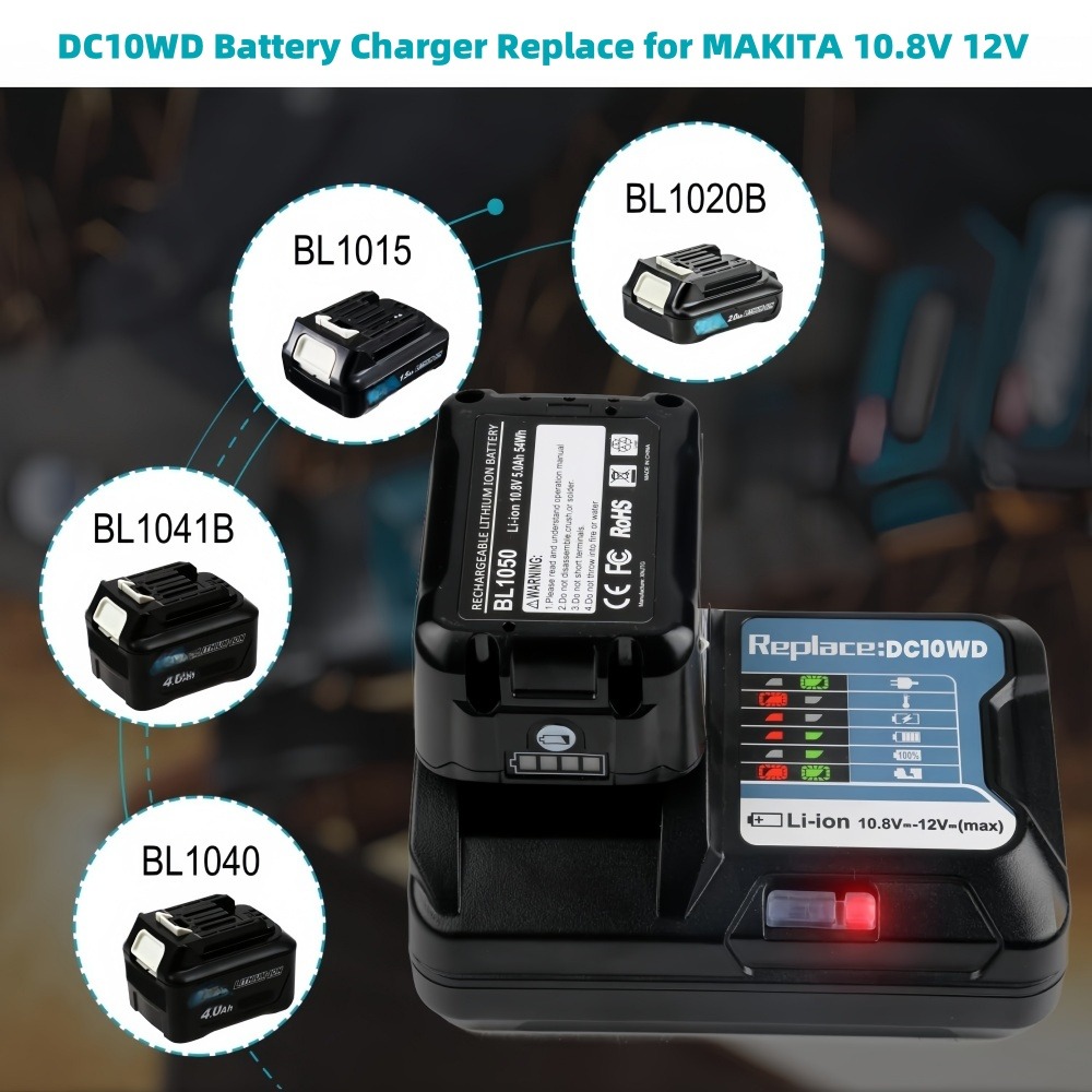 10,8 V 12 V 6 A wiederaufladba – Makita Drill Hp1640 Bewertung und Preis